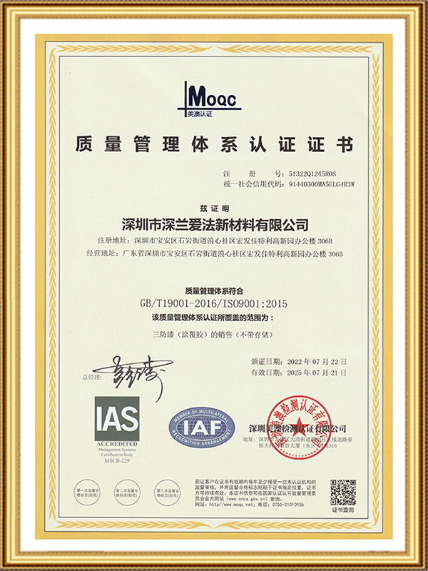 ISO9001质量管理体系
