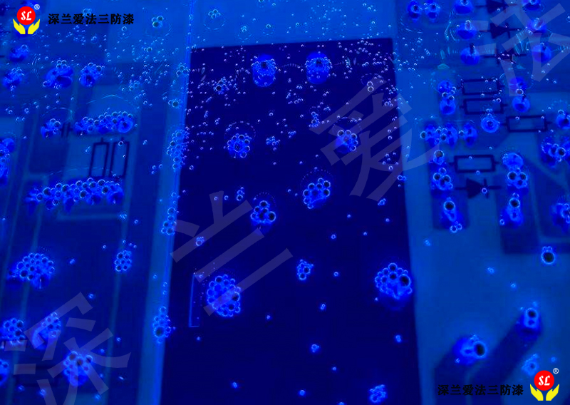 三防漆产生气泡原因？