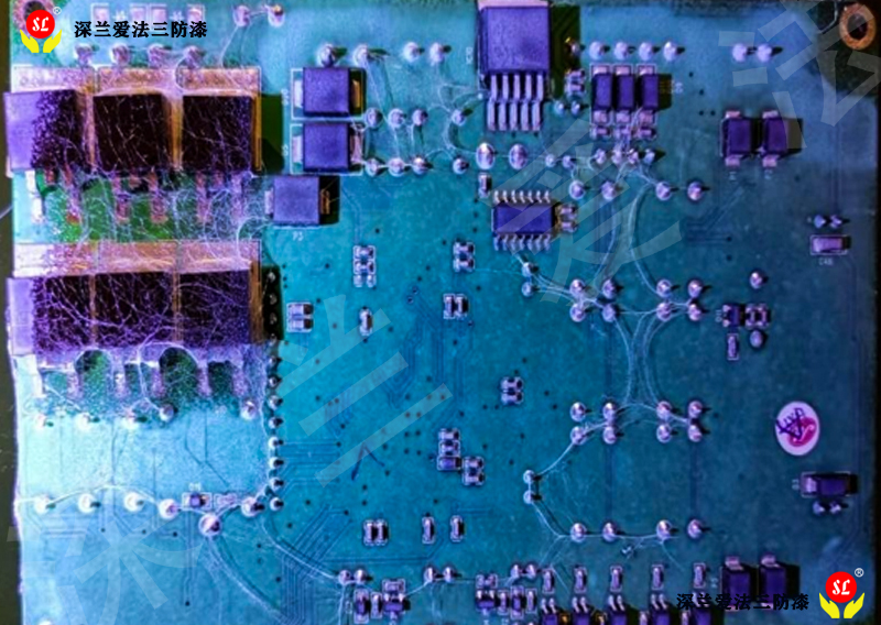 三防漆涂覆拉丝的原因？